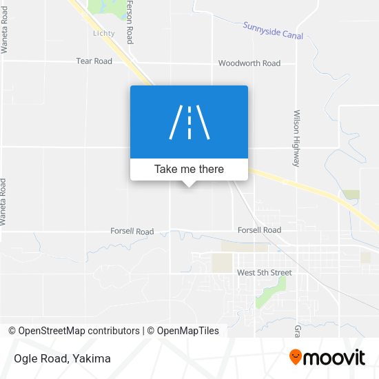 Mapa de Ogle Road