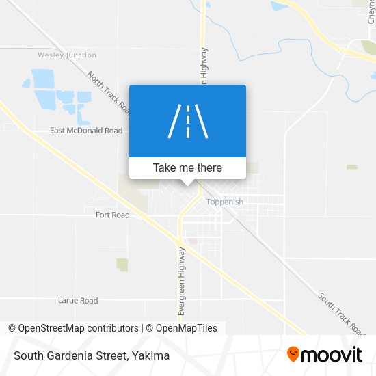 Mapa de South Gardenia Street