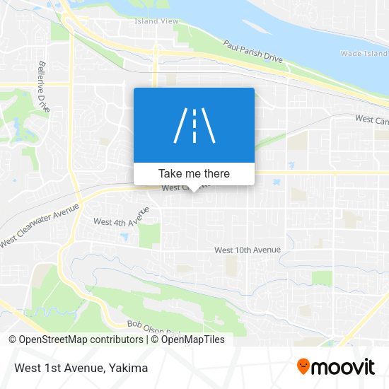 Mapa de West 1st Avenue