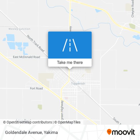 Goldendale Avenue map