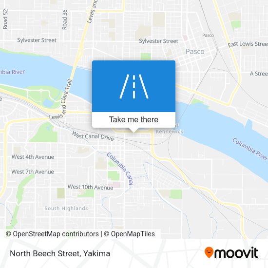 Mapa de North Beech Street
