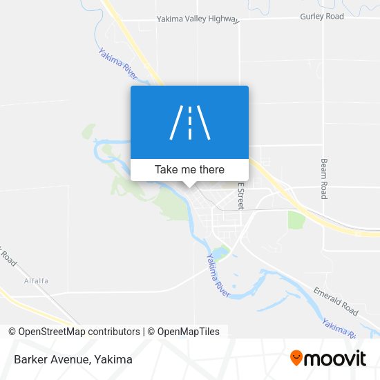 Mapa de Barker Avenue