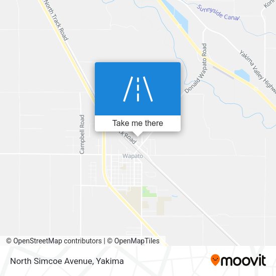 North Simcoe Avenue map