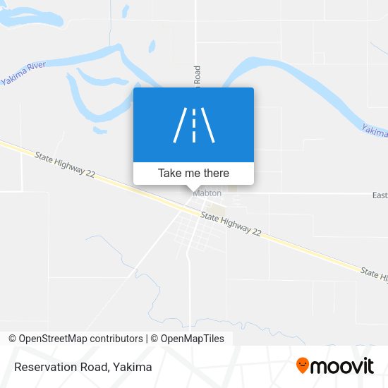 Mapa de Reservation Road