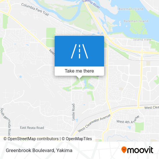 Greenbrook Boulevard map