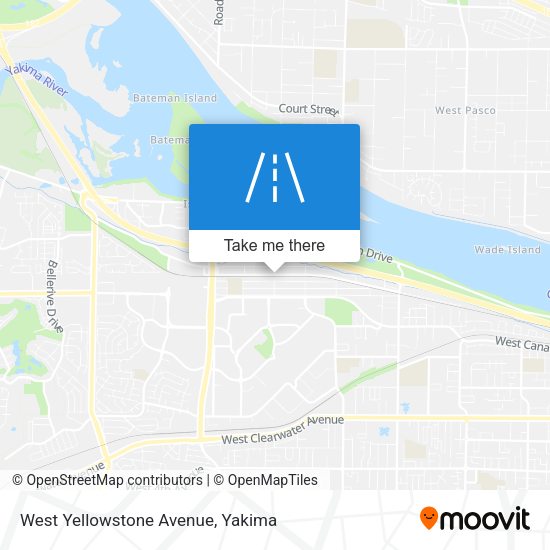 Mapa de West Yellowstone Avenue