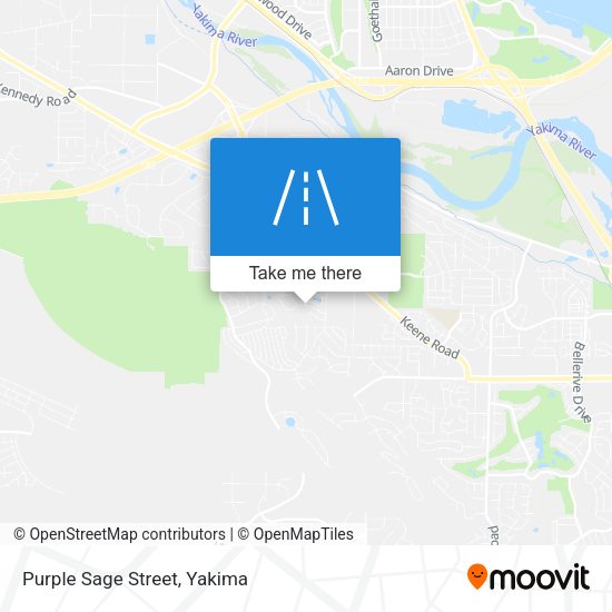 Mapa de Purple Sage Street