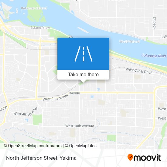 North Jefferson Street map