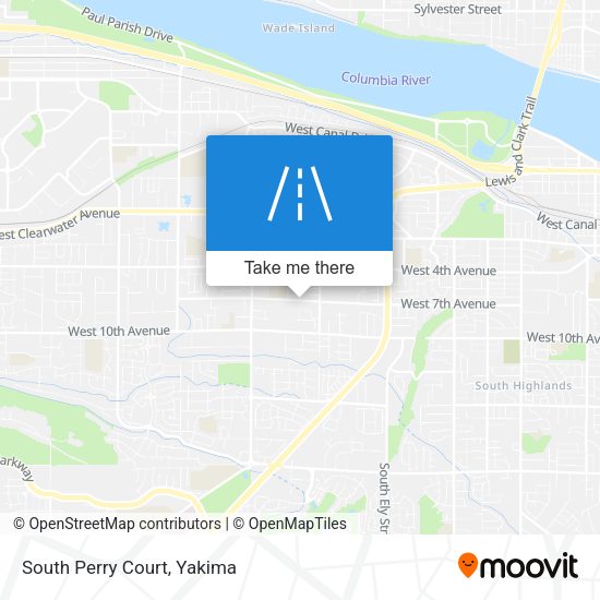 Mapa de South Perry Court