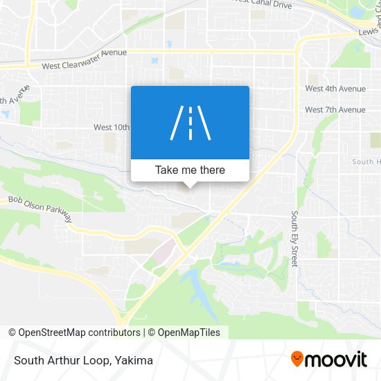 Mapa de South Arthur Loop