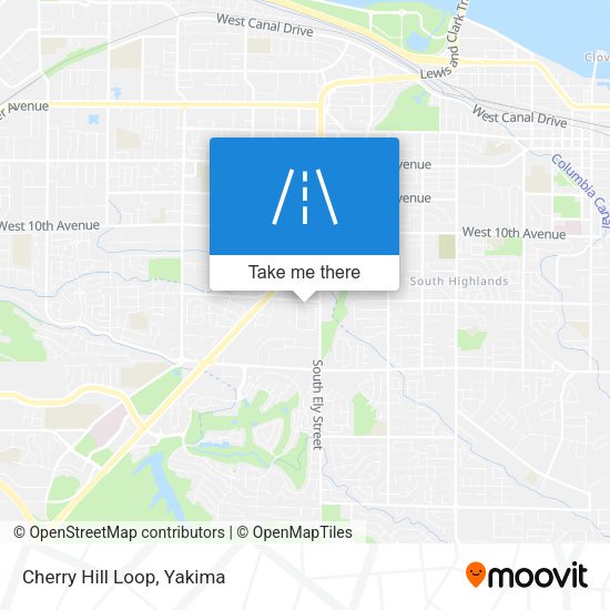 Mapa de Cherry Hill Loop