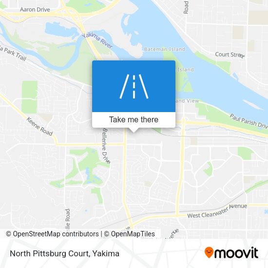 North Pittsburg Court map