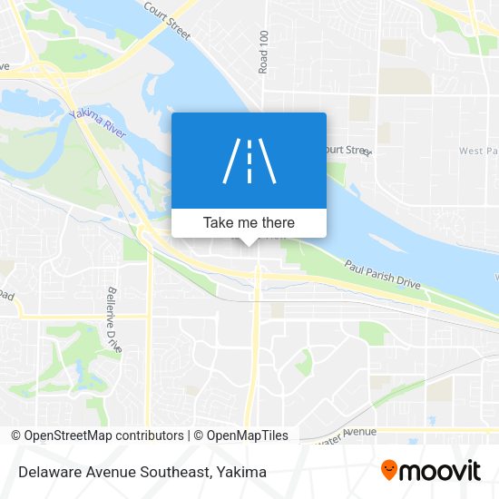 Delaware Avenue Southeast map