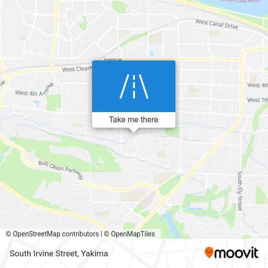 Mapa de South Irvine Street