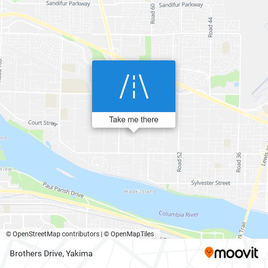 Brothers Drive map