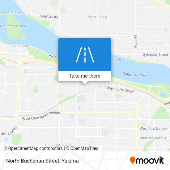 North Buchanan Street map