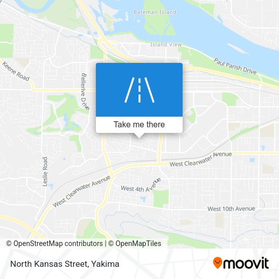 North Kansas Street map