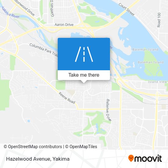 Mapa de Hazelwood Avenue