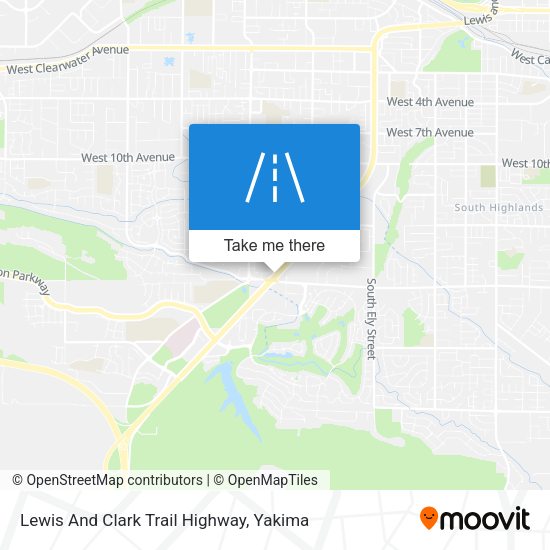 Mapa de Lewis And Clark Trail Highway