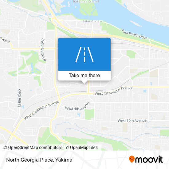 North Georgia Place map