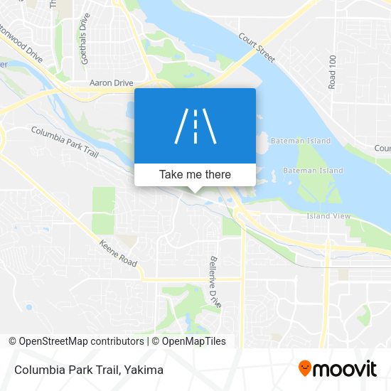 Mapa de Columbia Park Trail