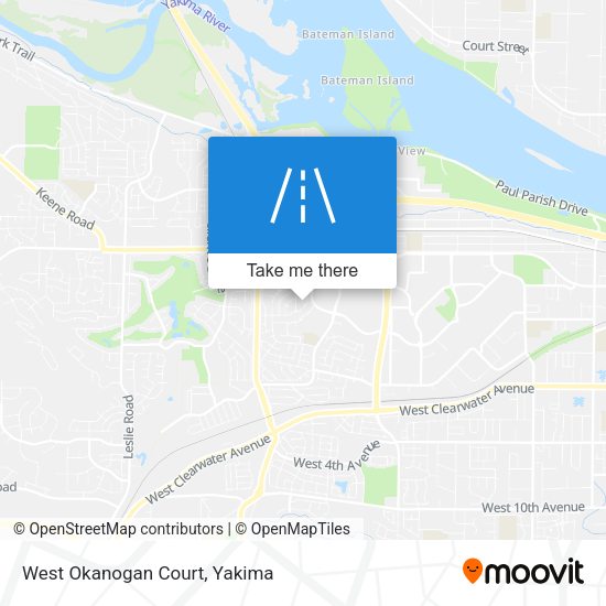 West Okanogan Court map