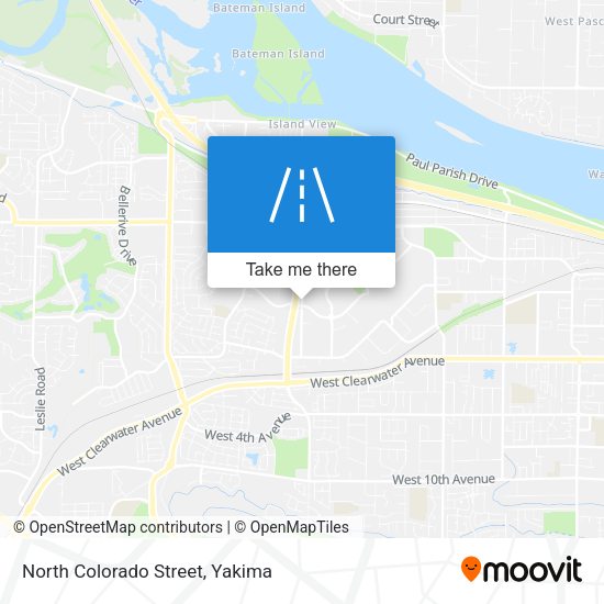 North Colorado Street map