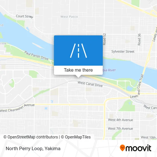 North Perry Loop map