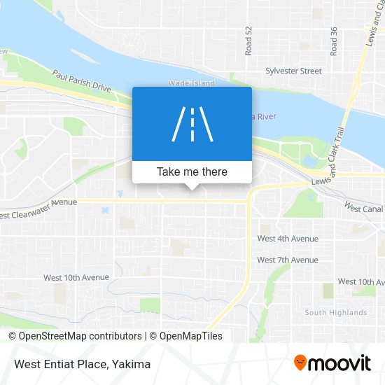 Mapa de West Entiat Place