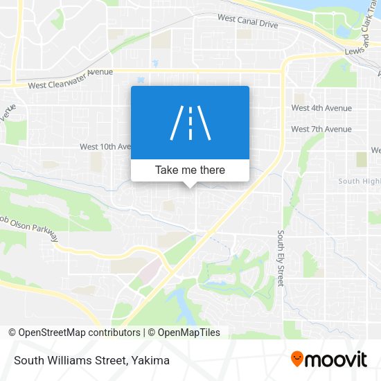 South Williams Street map