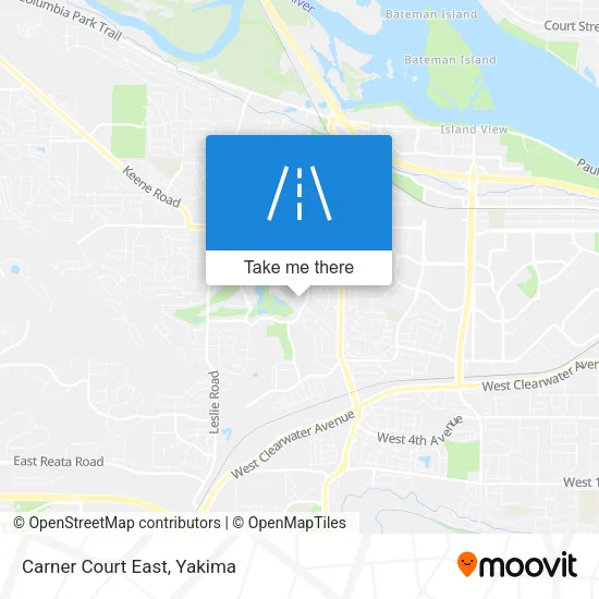 Mapa de Carner Court East