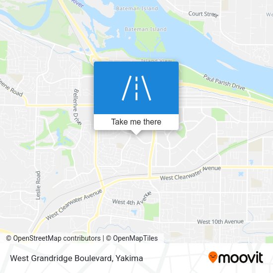 West Grandridge Boulevard map