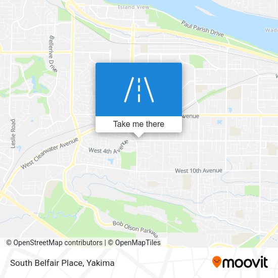 South Belfair Place map
