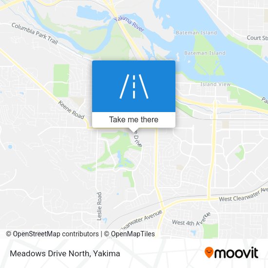 Meadows Drive North map