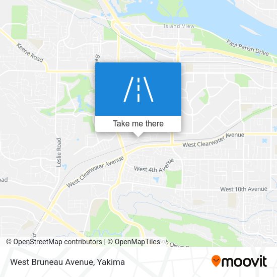 West Bruneau Avenue map