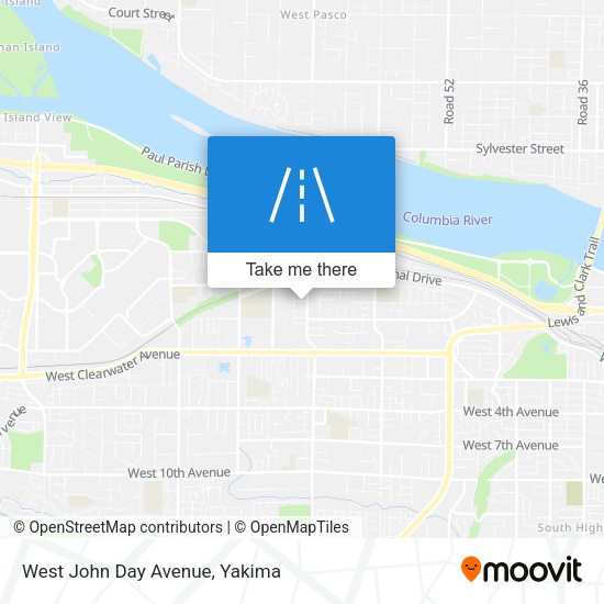 Mapa de West John Day Avenue