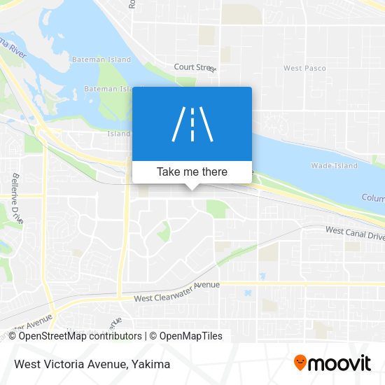West Victoria Avenue map