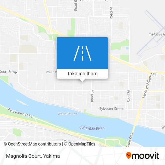 Mapa de Magnolia Court