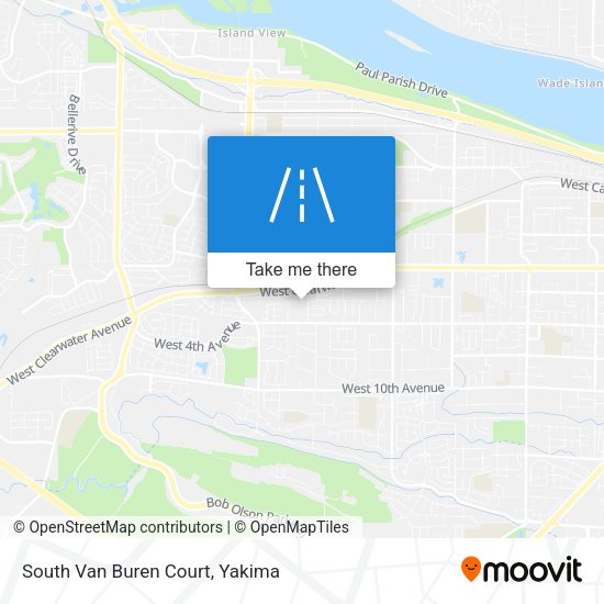 Mapa de South Van Buren Court