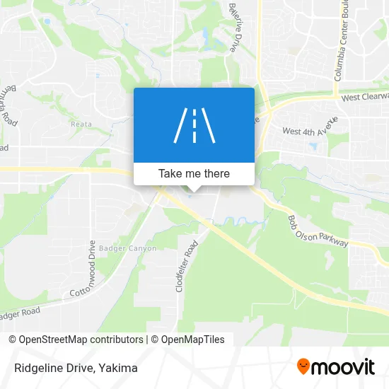 Ridgeline Drive map