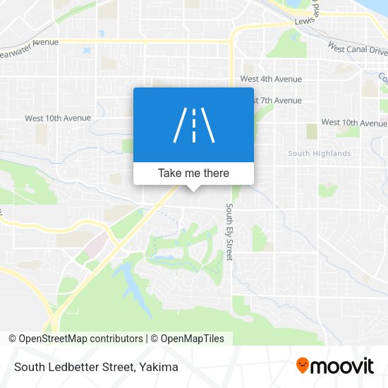 Mapa de South Ledbetter Street