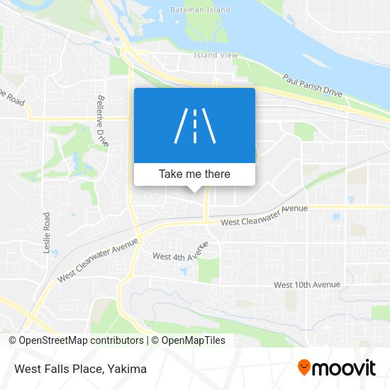 Mapa de West Falls Place