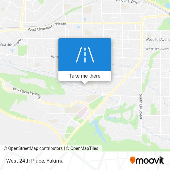 Mapa de West 24th Place