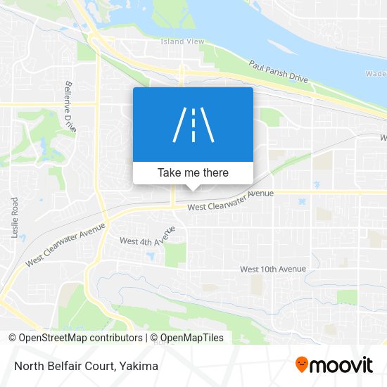 North Belfair Court map