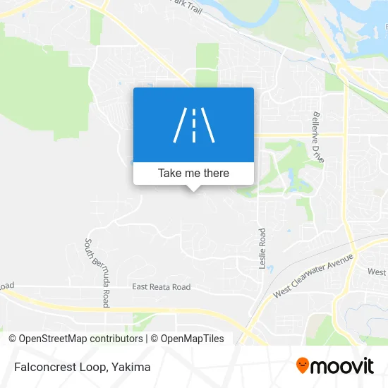 Falconcrest Loop map