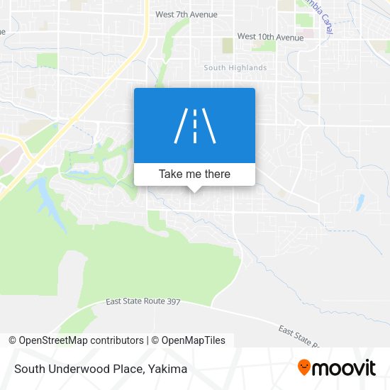 South Underwood Place map