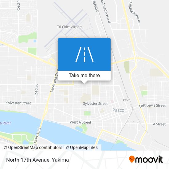 Mapa de North 17th Avenue
