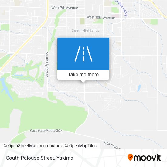 South Palouse Street map