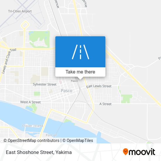 Mapa de East Shoshone Street