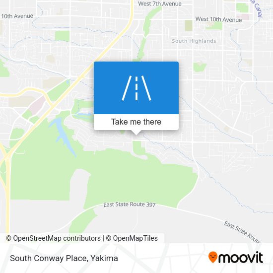 South Conway Place map